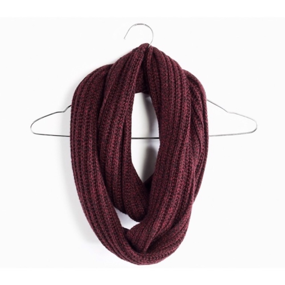 Aldo Burgundy Infinity Scarf